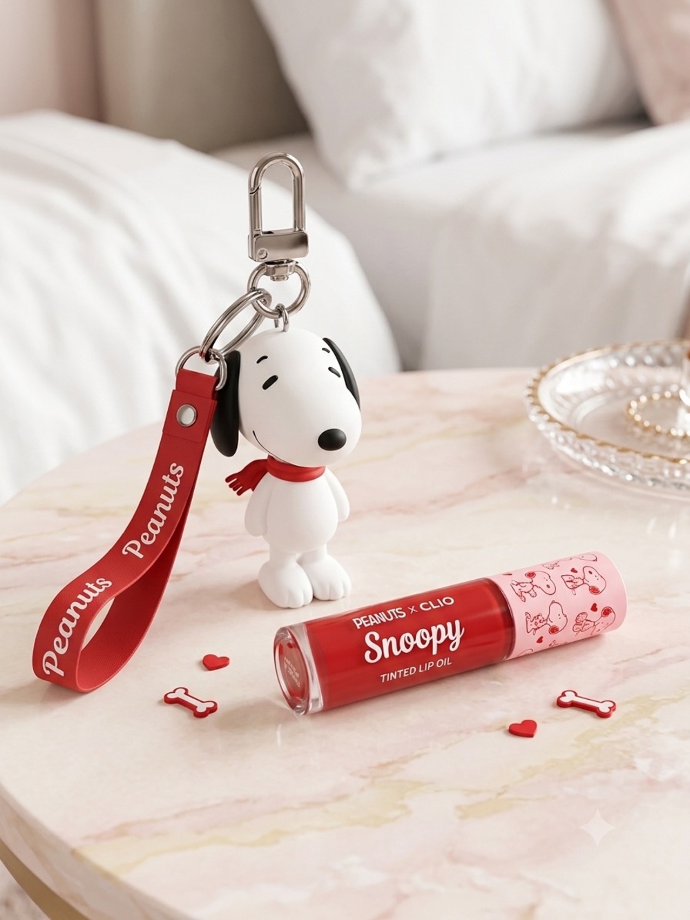 Peanuts x Clio Snoopy Tinted Lip Oil - Red
